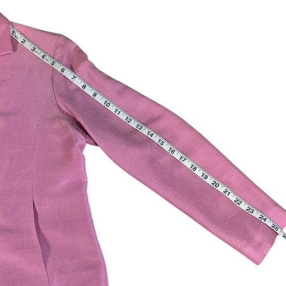 Eileen Fisher Lavender Purple Blazer Button Soft Top 100% Silk Size PP 0-2 - Picture 13 of 13